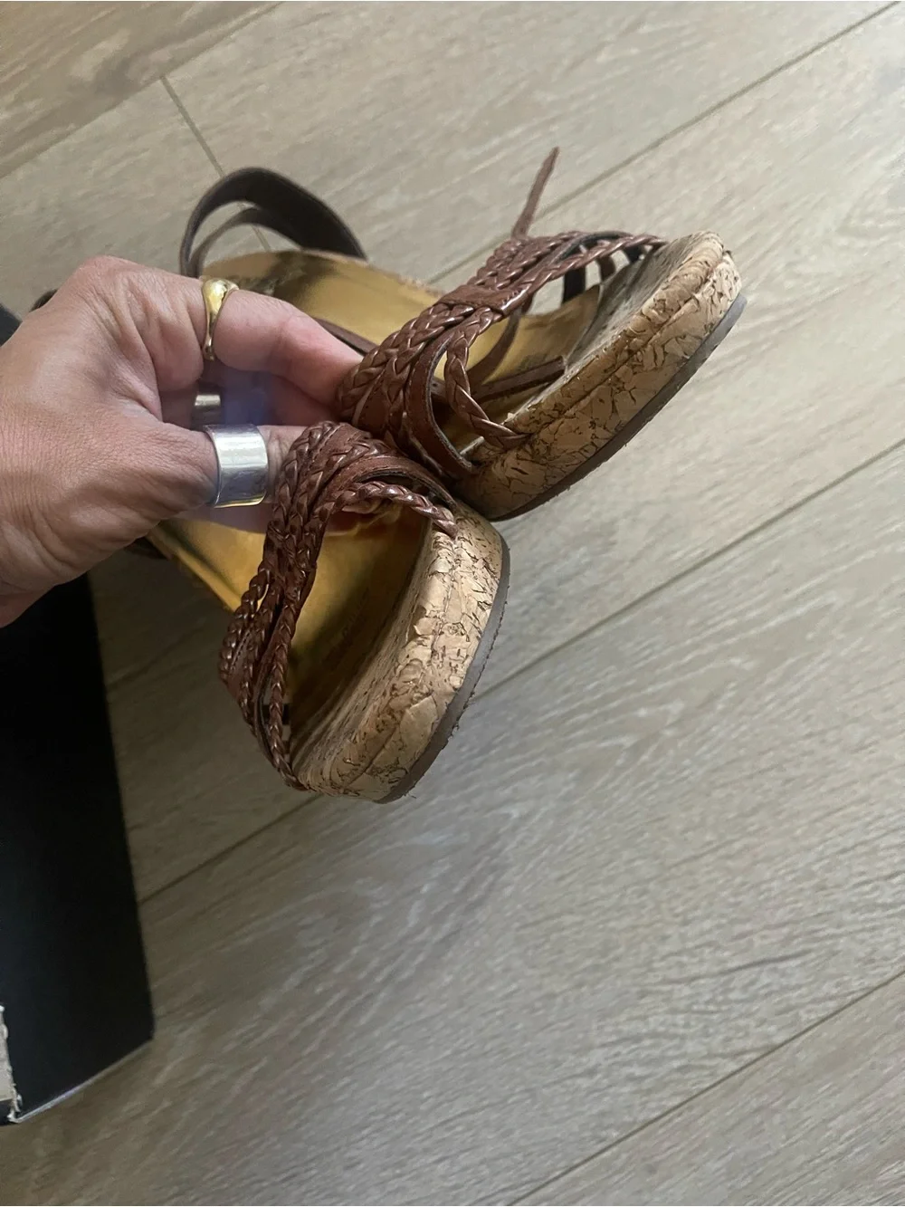 Carlos by Carlos Santana Rhythm Brown Wedges